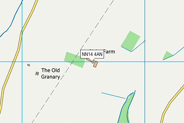 NN14 4AN map - OS VectorMap District (Ordnance Survey) NN14 4AN map - OS VectorMap District (Ordnance Survey)