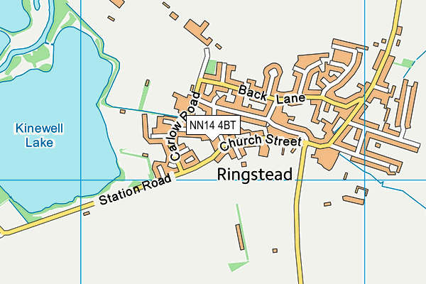 NN14 4BT map - OS VectorMap District (Ordnance Survey) NN14 4BT map - OS VectorMap District (Ordnance Survey)