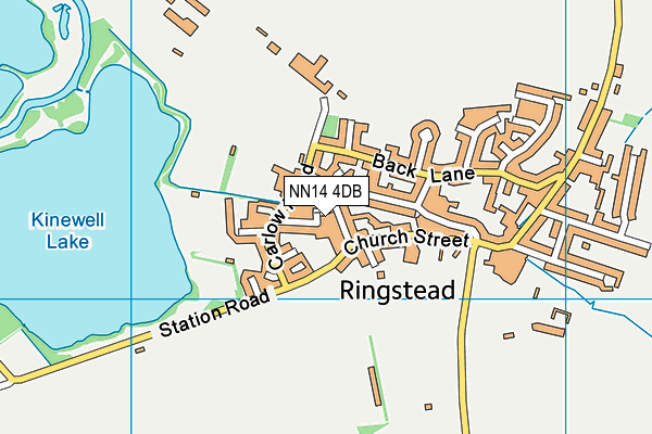 NN14 4DB map - OS VectorMap District (Ordnance Survey) NN14 4DB map - OS VectorMap District (Ordnance Survey)