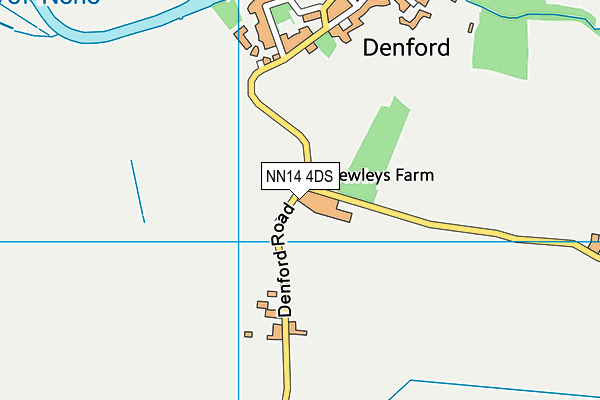 NN14 4DS map - OS VectorMap District (Ordnance Survey) NN14 4DS map - OS VectorMap District (Ordnance Survey)
