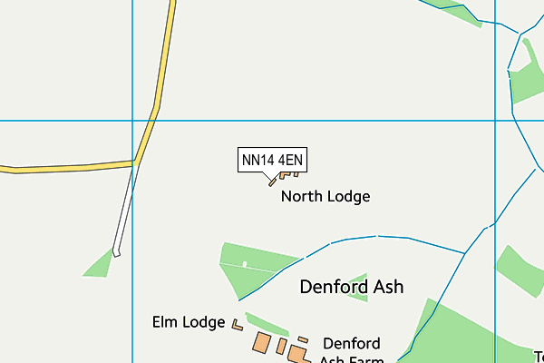 NN14 4EN map - OS VectorMap District (Ordnance Survey) NN14 4EN map - OS VectorMap District (Ordnance Survey)