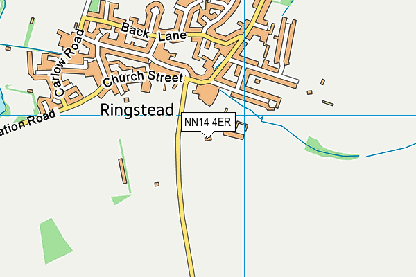 NN14 4ER map - OS VectorMap District (Ordnance Survey) NN14 4ER map - OS VectorMap District (Ordnance Survey)