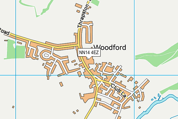 NN14 4EZ map - OS VectorMap District (Ordnance Survey) NN14 4EZ map - OS VectorMap District (Ordnance Survey)