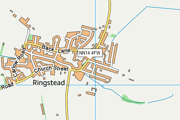 NN14 4FW map - OS VectorMap District (Ordnance Survey) NN14 4FW map - OS VectorMap District (Ordnance Survey)