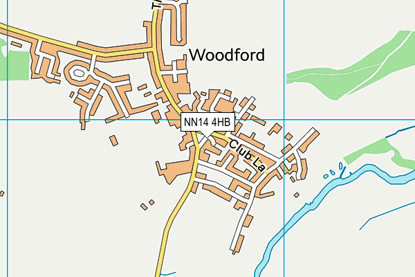 NN14 4HB map - OS VectorMap District (Ordnance Survey) NN14 4HB map - OS VectorMap District (Ordnance Survey)