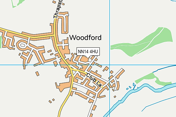 NN14 4HU map - OS VectorMap District (Ordnance Survey) NN14 4HU map - OS VectorMap District (Ordnance Survey)