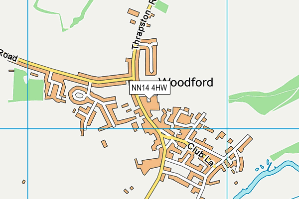 NN14 4HW map - OS VectorMap District (Ordnance Survey) NN14 4HW map - OS VectorMap District (Ordnance Survey)
