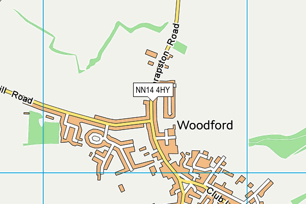 NN14 4HY map - OS VectorMap District (Ordnance Survey)