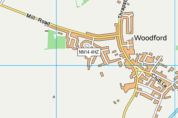 NN14 4HZ map - OS VectorMap District (Ordnance Survey) NN14 4HZ map - OS VectorMap District (Ordnance Survey)