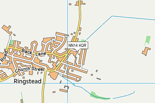 NN14 4QR map - OS VectorMap District (Ordnance Survey) NN14 4QR map - OS VectorMap District (Ordnance Survey)