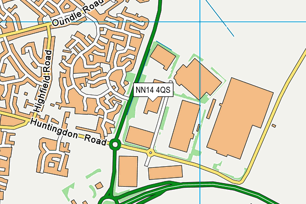 NN14 4QS map - OS VectorMap District (Ordnance Survey) NN14 4QS map - OS VectorMap District (Ordnance Survey)