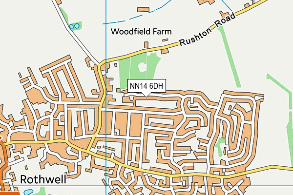 NN14 6DH map - OS VectorMap District (Ordnance Survey) NN14 6DH map - OS VectorMap District (Ordnance Survey)
