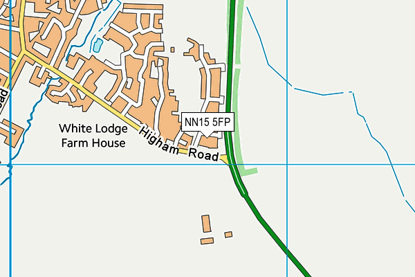 NN15 5FP map - OS VectorMap District (Ordnance Survey) NN15 5FP map - OS VectorMap District (Ordnance Survey)