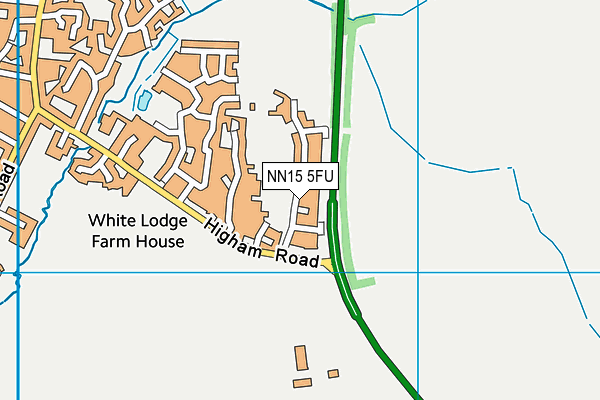 NN15 5FU map - OS VectorMap District (Ordnance Survey) NN15 5FU map - OS VectorMap District (Ordnance Survey)