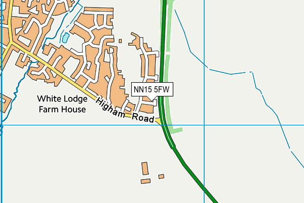 NN15 5FW map - OS VectorMap District (Ordnance Survey) NN15 5FW map - OS VectorMap District (Ordnance Survey)