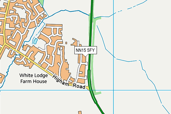 NN15 5FY map - OS VectorMap District (Ordnance Survey) NN15 5FY map - OS VectorMap District (Ordnance Survey)