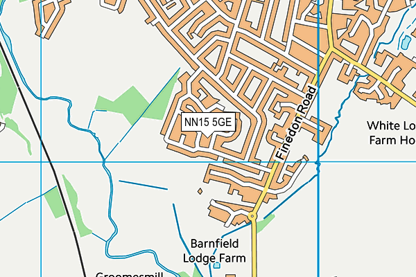 NN15 5GE map - OS VectorMap District (Ordnance Survey) NN15 5GE map - OS VectorMap District (Ordnance Survey)