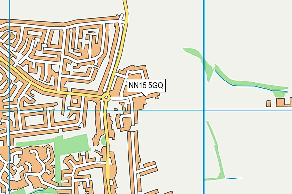NN15 5GQ map - OS VectorMap District (Ordnance Survey) NN15 5GQ map - OS VectorMap District (Ordnance Survey)