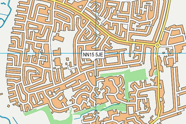 NN15 5JE map - OS VectorMap District (Ordnance Survey) NN15 5JE map - OS VectorMap District (Ordnance Survey)