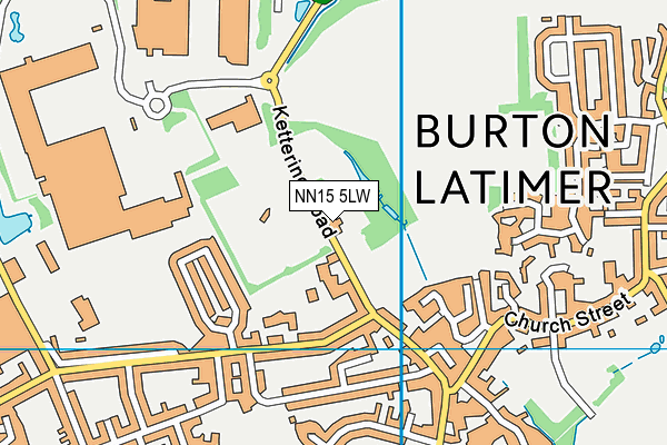 NN15 5LW map - OS VectorMap District (Ordnance Survey) NN15 5LW map - OS VectorMap District (Ordnance Survey)