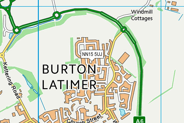 NN15 5UJ map - OS VectorMap District (Ordnance Survey) NN15 5UJ map - OS VectorMap District (Ordnance Survey)