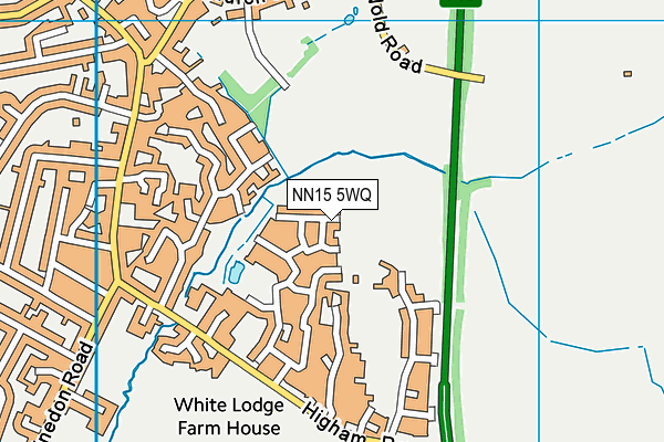 NN15 5WQ map - OS VectorMap District (Ordnance Survey) NN15 5WQ map - OS VectorMap District (Ordnance Survey)
