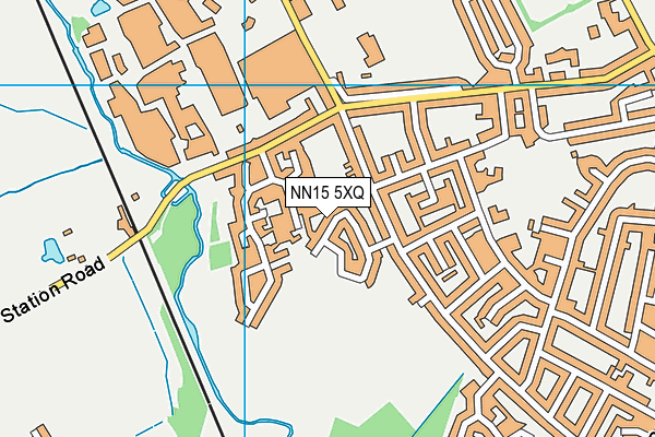 NN15 5XQ map - OS VectorMap District (Ordnance Survey) NN15 5XQ map - OS VectorMap District (Ordnance Survey)