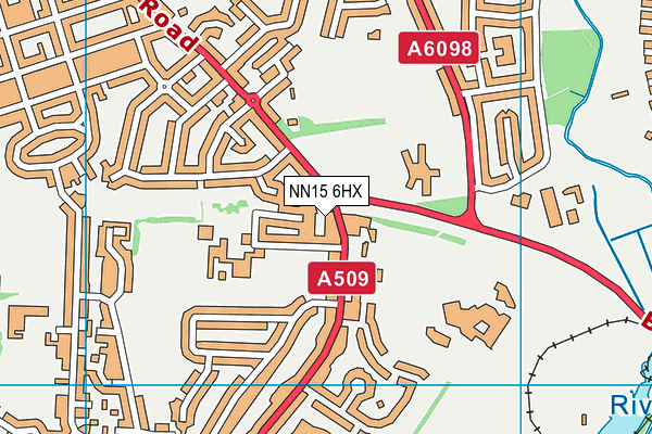 NN15 6HX map - OS VectorMap District (Ordnance Survey) NN15 6HX map - OS VectorMap District (Ordnance Survey)