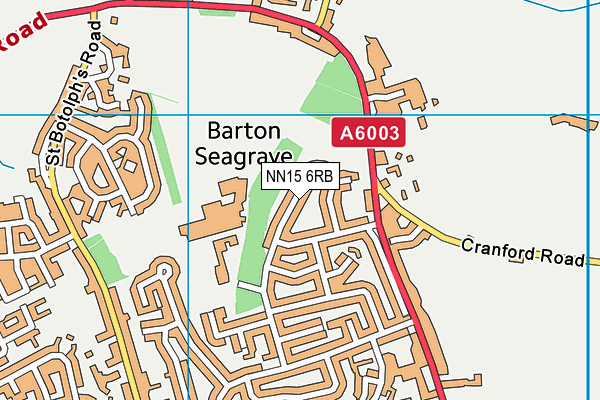 NN15 6RB map - OS VectorMap District (Ordnance Survey) NN15 6RB map - OS VectorMap District (Ordnance Survey)