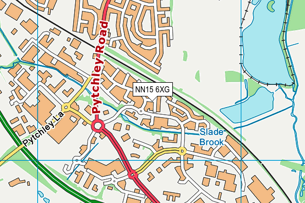 NN15 6XG map - OS VectorMap District (Ordnance Survey) NN15 6XG map - OS VectorMap District (Ordnance Survey)