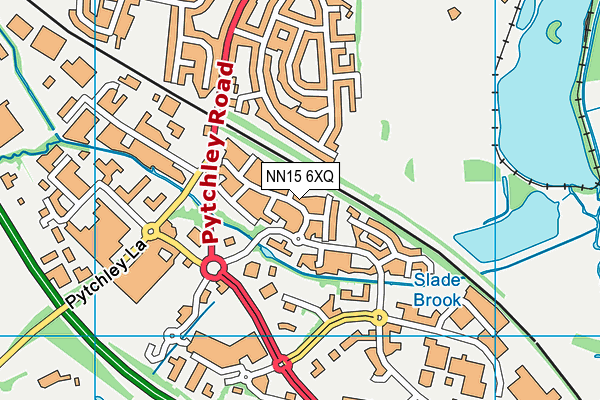 NN15 6XQ map - OS VectorMap District (Ordnance Survey)