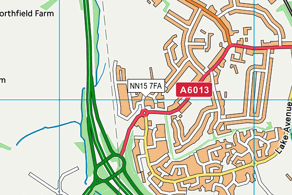 NN15 7FA map - OS VectorMap District (Ordnance Survey) NN15 7FA map - OS VectorMap District (Ordnance Survey)