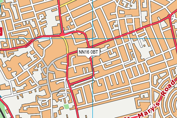 NN16 0BT map - OS VectorMap District (Ordnance Survey) NN16 0BT map - OS VectorMap District (Ordnance Survey)