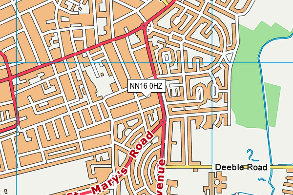 NN16 0HZ map - OS VectorMap District (Ordnance Survey) NN16 0HZ map - OS VectorMap District (Ordnance Survey)