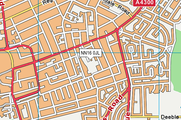 NN16 0JL map - OS VectorMap District (Ordnance Survey) NN16 0JL map - OS VectorMap District (Ordnance Survey)