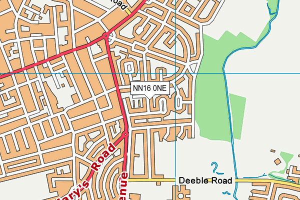 NN16 0NE map - OS VectorMap District (Ordnance Survey) NN16 0NE map - OS VectorMap District (Ordnance Survey)