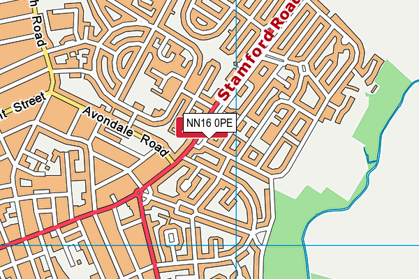 NN16 0PE map - OS VectorMap District (Ordnance Survey) NN16 0PE map - OS VectorMap District (Ordnance Survey)