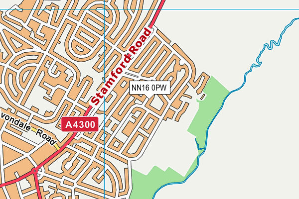 NN16 0PW map - OS VectorMap District (Ordnance Survey) NN16 0PW map - OS VectorMap District (Ordnance Survey)