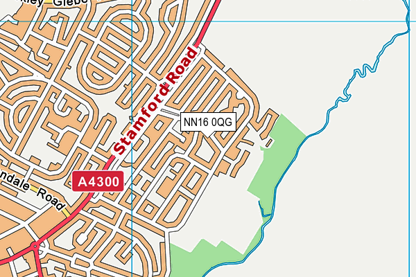NN16 0QG map - OS VectorMap District (Ordnance Survey) NN16 0QG map - OS VectorMap District (Ordnance Survey)