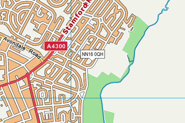 NN16 0QH map - OS VectorMap District (Ordnance Survey) NN16 0QH map - OS VectorMap District (Ordnance Survey)