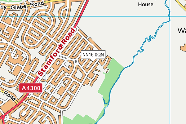 NN16 0QN map - OS VectorMap District (Ordnance Survey)