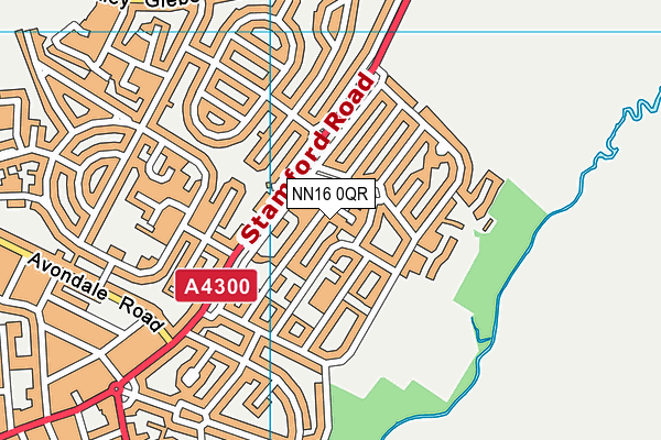 NN16 0QR map - OS VectorMap District (Ordnance Survey) NN16 0QR map - OS VectorMap District (Ordnance Survey)