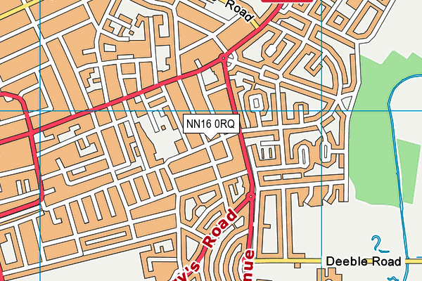 NN16 0RQ map - OS VectorMap District (Ordnance Survey) NN16 0RQ map - OS VectorMap District (Ordnance Survey)