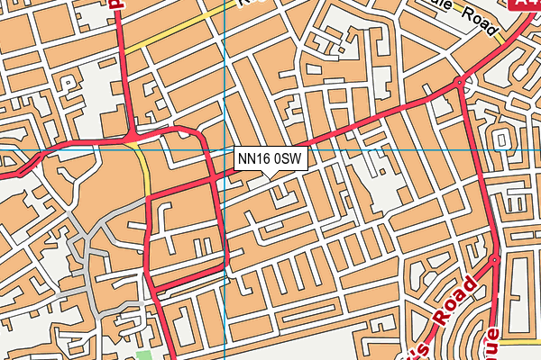 NN16 0SW map - OS VectorMap District (Ordnance Survey) NN16 0SW map - OS VectorMap District (Ordnance Survey)