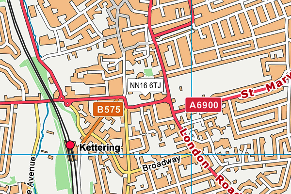 NN16 6TJ map - OS VectorMap District (Ordnance Survey) NN16 6TJ map - OS VectorMap District (Ordnance Survey)
