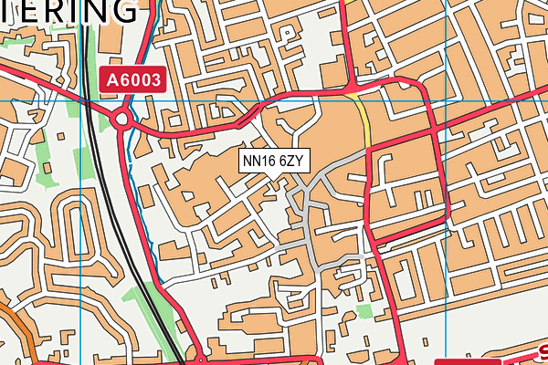 NN16 6ZY map - OS VectorMap District (Ordnance Survey) NN16 6ZY map - OS VectorMap District (Ordnance Survey)