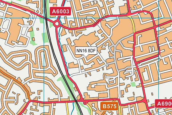 NN16 8DF map - OS VectorMap District (Ordnance Survey) NN16 8DF map - OS VectorMap District (Ordnance Survey)