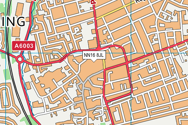 NN16 8JL map - OS VectorMap District (Ordnance Survey) NN16 8JL map - OS VectorMap District (Ordnance Survey)