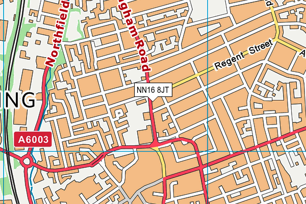 NN16 8JT map - OS VectorMap District (Ordnance Survey) NN16 8JT map - OS VectorMap District (Ordnance Survey)