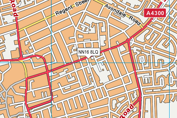 NN16 8LQ map - OS VectorMap District (Ordnance Survey) NN16 8LQ map - OS VectorMap District (Ordnance Survey)